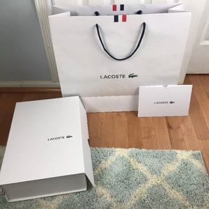 lacoste paper bag